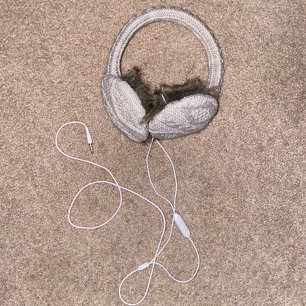 Earmuffs with built in headphones